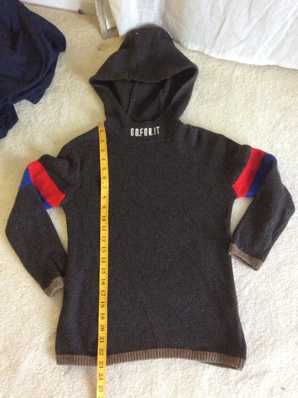 Zara Kids Knit Hoodie Size 10 GO.FOR.IT
